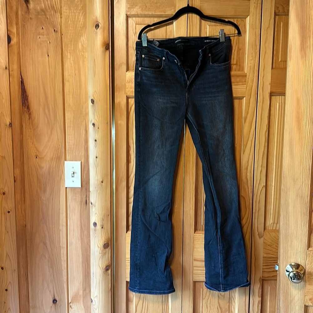 Denim forum pre loved, black boot cut